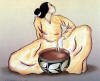 Gorman Woman With Tulip Bowl State I
