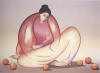 rc gorman Woman with Oranges