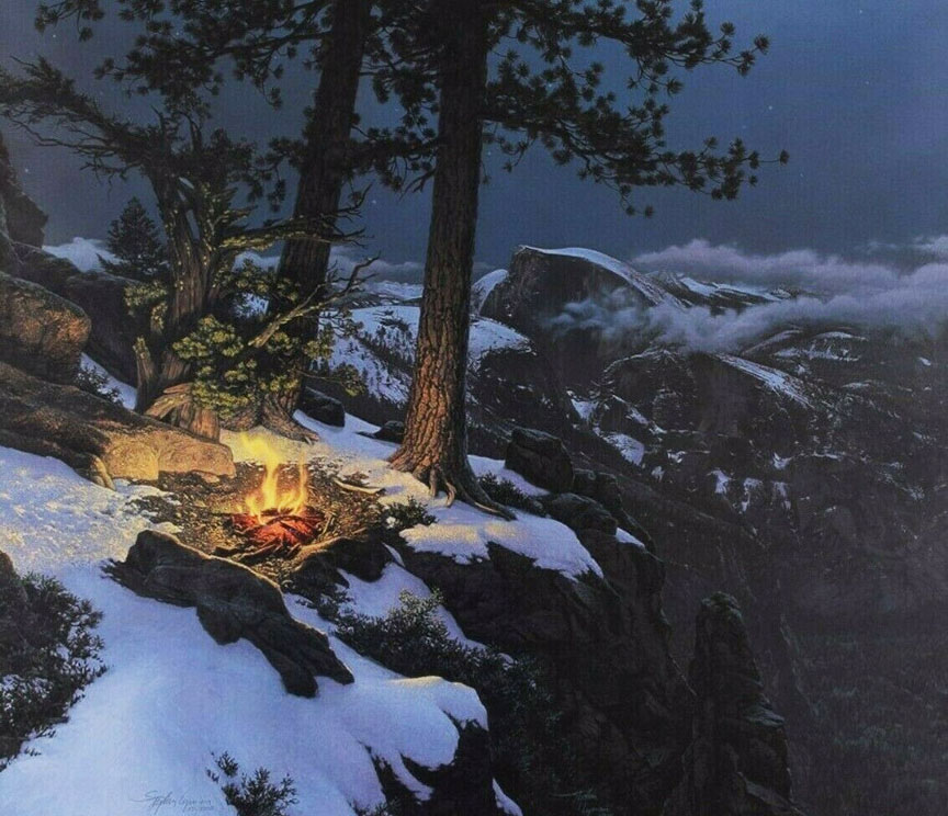 lyman warmed by the view