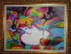 Max Flower Blossom Lady Original Acrylic on Canvas
