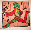 peter max Runner on Brown
