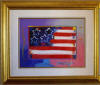 peter max flag with heart